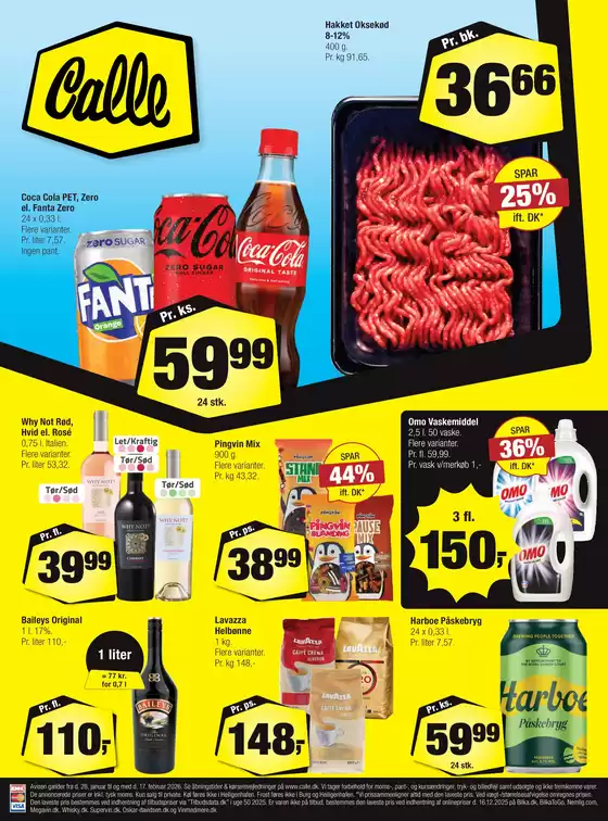 Calle katalog i Solrød Strand | Stort udvalg af tilbud | 2026-01-28T00:00:00.000Z - 2026-02-17T00:00:00.000Z