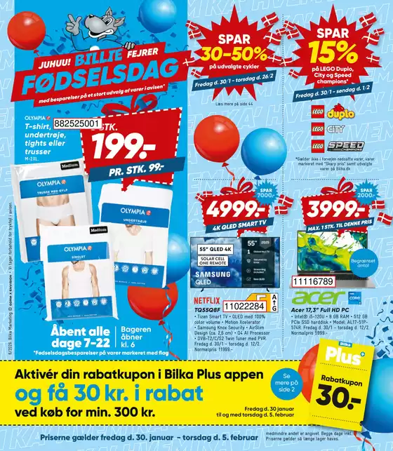Bilka katalog i Lystrup | Attraktive særtilbud til alle | 2026-01-30T00:00:00.000Z - 2026-02-05T00:00:00.000Z