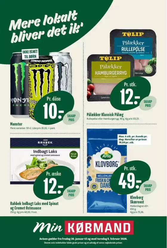 Min Købmand katalog | Min Købmand Tilbudsavis | 2026-01-30T00:00:00.000Z - 2026-02-05T00:00:00.000Z