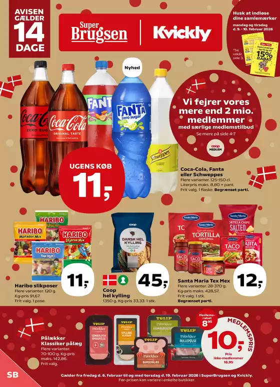 SuperBrugsen katalog i Hedensted | Særtilbud til dig | 2026-02-06T00:00:00.000Z - 2026-02-19T00:00:00.000Z