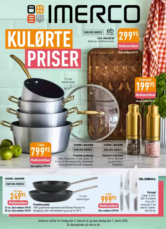 Imerco katalog i Thyholm | Uge 07 kuloerte priser | 2026-02-06T00:00:00.000Z - 2026-03-01T00:00:00.000Z