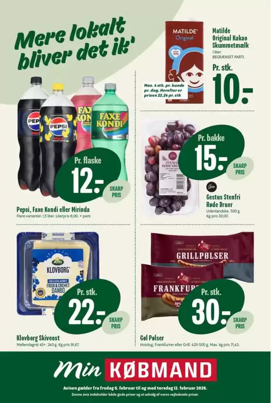 Min Købmand katalog i Odense | Min Købmand Tilbudsavis | 2026-02-06T00:00:00.000Z - 2026-02-12T00:00:00.000Z