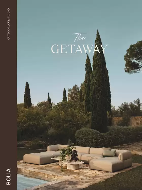 Bolia katalog i Holbæk | Outdoor journal the getaway en | 2026-02-01T00:00:00.000Z - 2026-02-28T00:00:00.000Z
