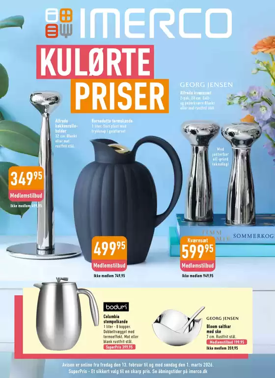 Imerco katalog i Odense | Uge 08 kuloerte priser | 2026-02-13T00:00:00.000Z - 2026-03-01T00:00:00.000Z