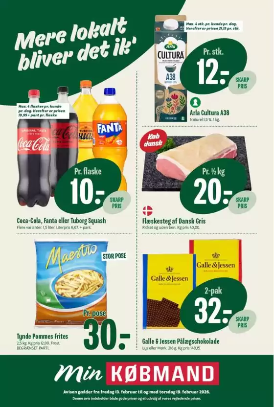 Min Købmand katalog i Herning | Min Købmand Tilbudsavis | 2026-02-13T00:00:00.000Z - 2026-02-19T00:00:00.000Z