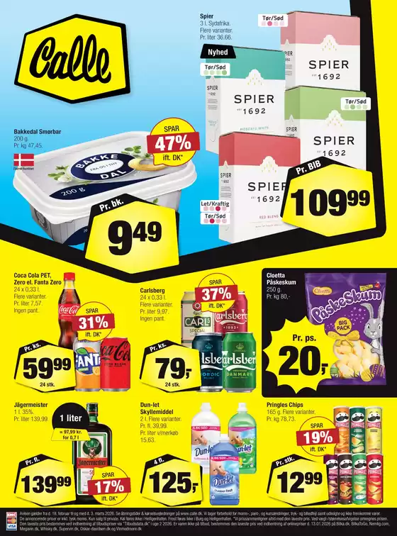 Calle katalog i Silkeborg | Aktuelle særkampagner | 2026-02-18T00:00:00.000Z - 2026-03-03T00:00:00.000Z