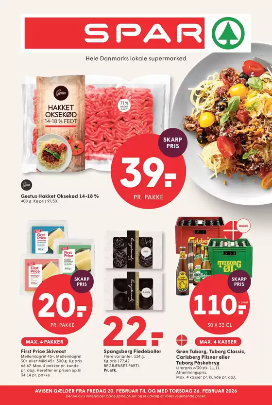 SPAR katalog i Fredericia | Eksklusive tilbud og kup | 2026-02-20T00:00:00.000Z - 2026-02-26T00:00:00.000Z