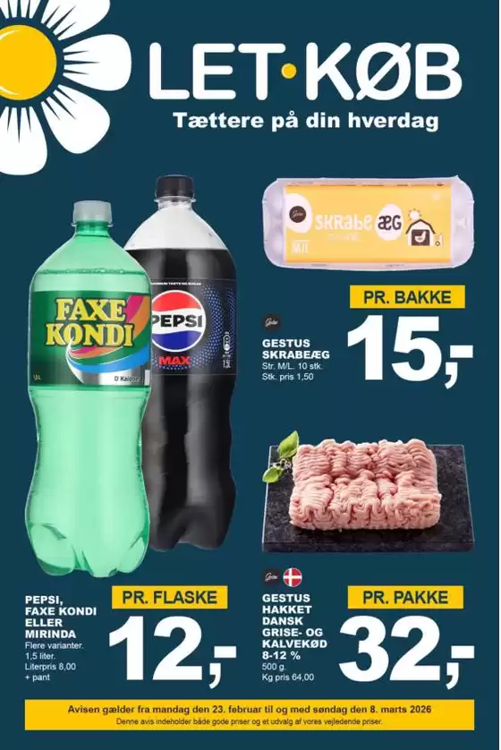 Let-Køb katalog i Fredericia | Let-Køb Tilbudsavis | 2026-02-23T00:00:00.000Z - 2026-03-08T00:00:00.000Z