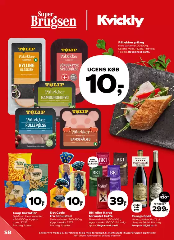 SuperBrugsen katalog i Hellerup | Fantastisk tilbud til kupjægere | 2026-02-27T00:00:00.000Z - 2026-03-05T00:00:00.000Z