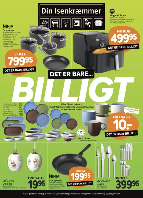 Din Isenkræmmer katalog i Århus | Din Isenkræmmer DET ER BARE BILLIGT | 2026-02-25T00:00:00.000Z - 2026-03-09T00:00:00.000Z