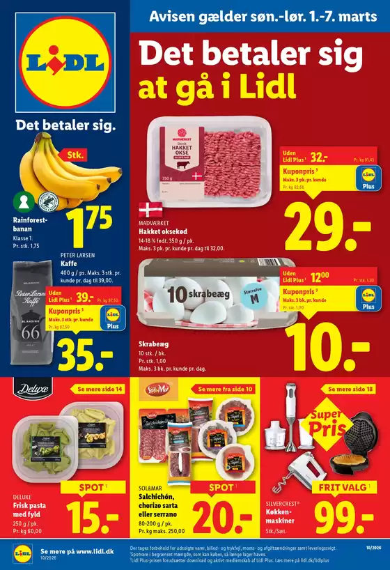 Lidl katalog i Viborg | Lidl Tilbudsavis | 2026-02-25T00:00:00.000Z - 2026-03-07T00:00:00.000Z