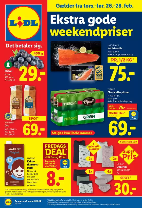 Lidl katalog i Skive | Eksklusive kup | 2026-02-18T00:00:00.000Z - 2026-02-28T00:00:00.000Z