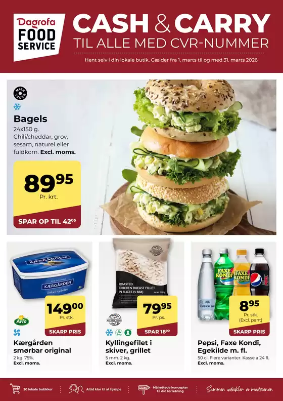 Dagrofa Food Service katalog i Randers | Spar nu med vores tilbud | 2026-03-01T00:00:00.000Z - 2026-03-31T00:00:00.000Z