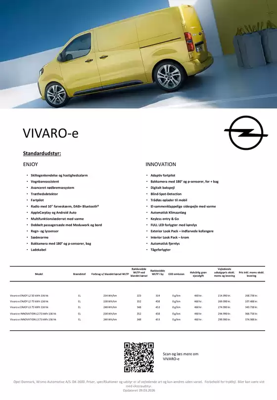 Opel katalog i København | prisliste Vivaro electric | 2026-03-10T00:00:00.000Z - 2026-03-24T00:00:00.000Z