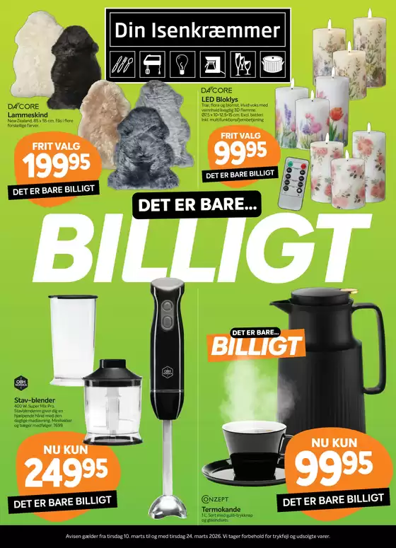 Din Isenkræmmer katalog i Aabenraa | Din Isenkræmmer DET ER BARE BILLIGT | 2026-03-10T00:00:00.000Z - 2026-03-24T00:00:00.000Z