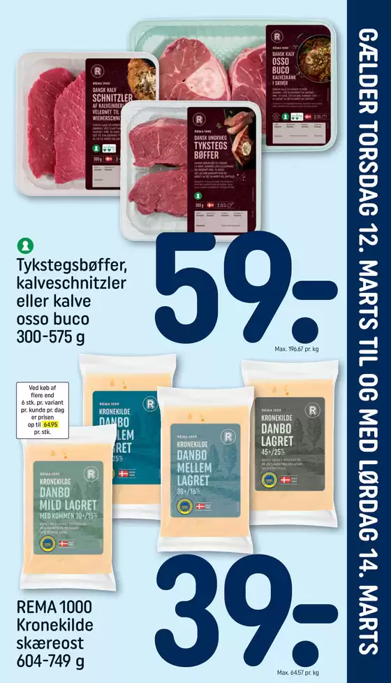 Rema 1000 katalog i Varde | Toptilbud til sparegrise | 2026-03-11T00:00:00.000Z - 2026-03-14T00:00:00.000Z
