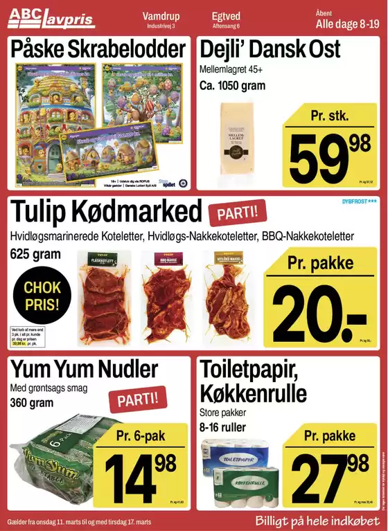 ABC Lavpris katalog i Frederiksberg | Toptilbud og rabatter | 2026-03-11T00:00:00.000Z - 2026-03-17T00:00:00.000Z
