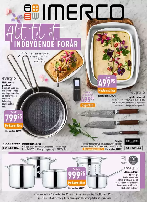 Imerco katalog i Nyborg | Uge 12 foraar | 2026-03-13T00:00:00.000Z - 2026-04-19T00:00:00.000Z