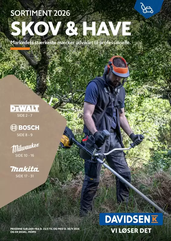 Davidsen katalog i København | Fantastisk tilbud til alle kunder | 2026-03-23T00:00:00.000Z - 2026-09-30T00:00:00.000Z