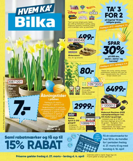 Bilka katalog i Sønderborg | Attraktive særtilbud til alle | 2026-03-27T00:00:00.000Z - 2026-04-16T00:00:00.000Z