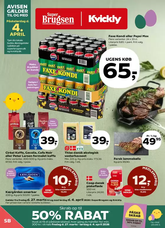 SuperBrugsen katalog i Sønderborg | Rabatter og kampagner | 2026-03-27T00:00:00.000Z - 2026-04-04T00:00:00.000Z
