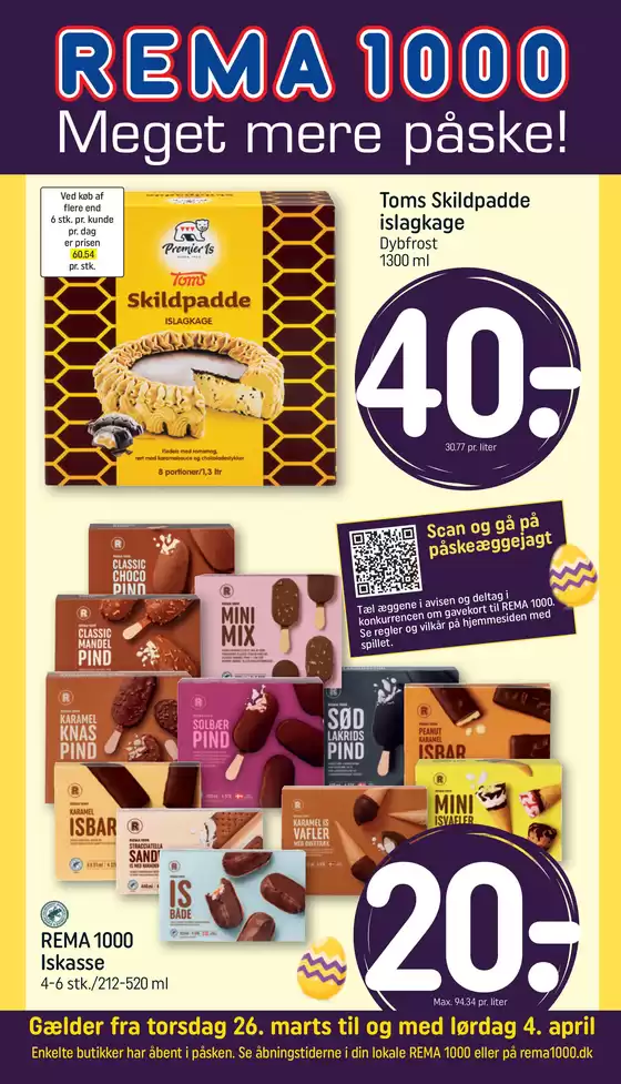 Rema 1000 katalog i Arden | Aktuelle særkampagner | 2026-03-25T00:00:00.000Z - 2026-04-04T00:00:00.000Z