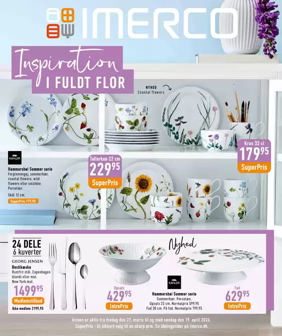 Imerco katalog i Gentofte | Uge 14 paaske | 2026-03-27T00:00:00.000Z - 2026-04-19T00:00:00.000Z