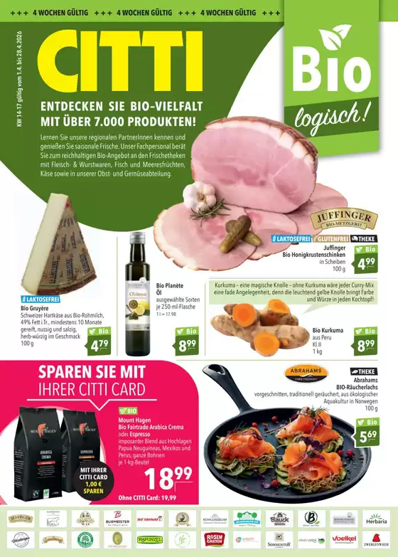 Citti katalog i Taastrup | Økologiske varer | 2026-03-29T00:00:00.000Z - 2026-04-28T00:00:00.000Z