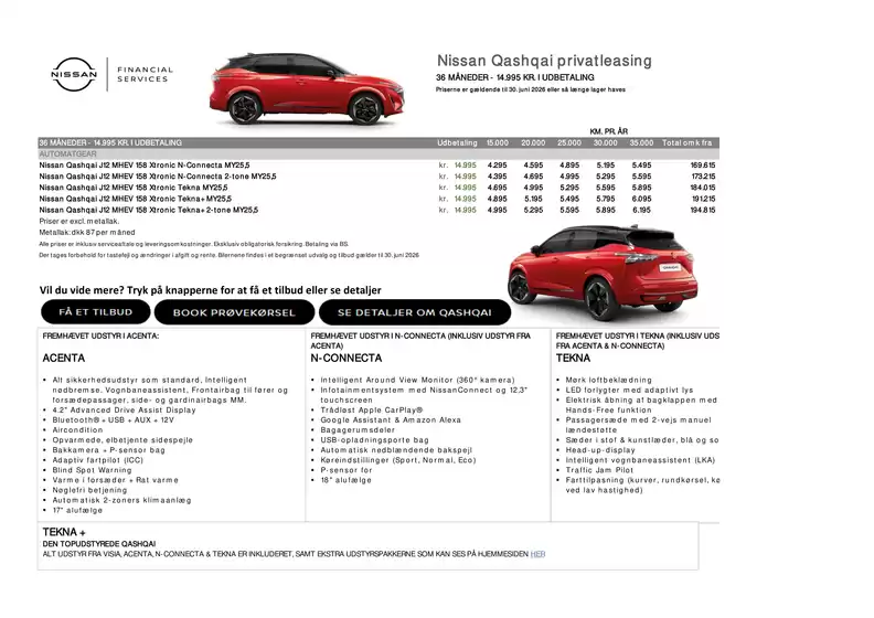 Nissan katalog i Frederikssund | Qashqai PL 2024 | 2026-04-01T00:00:00.000Z - 2026-06-30T00:00:00.000Z