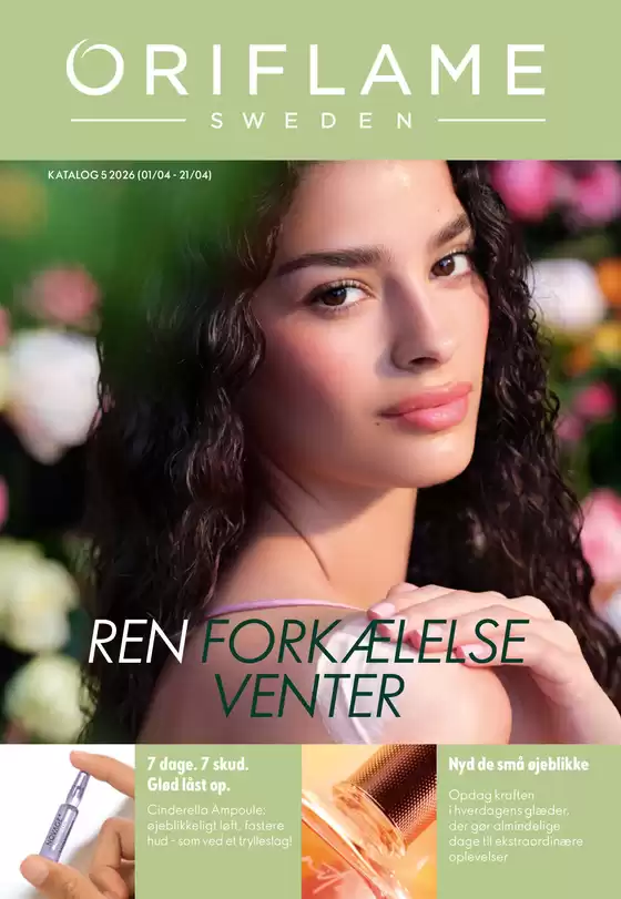 Oriflame katalog | Oriflame Tilbudsavis | 2026-04-01T00:00:00.000Z - 2026-04-21T00:00:00.000Z