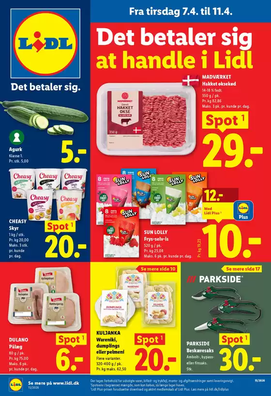 Lidl katalog i København | Tilbudsavis | 2026-04-07T00:00:00.000Z - 2026-04-11T00:00:00.000Z