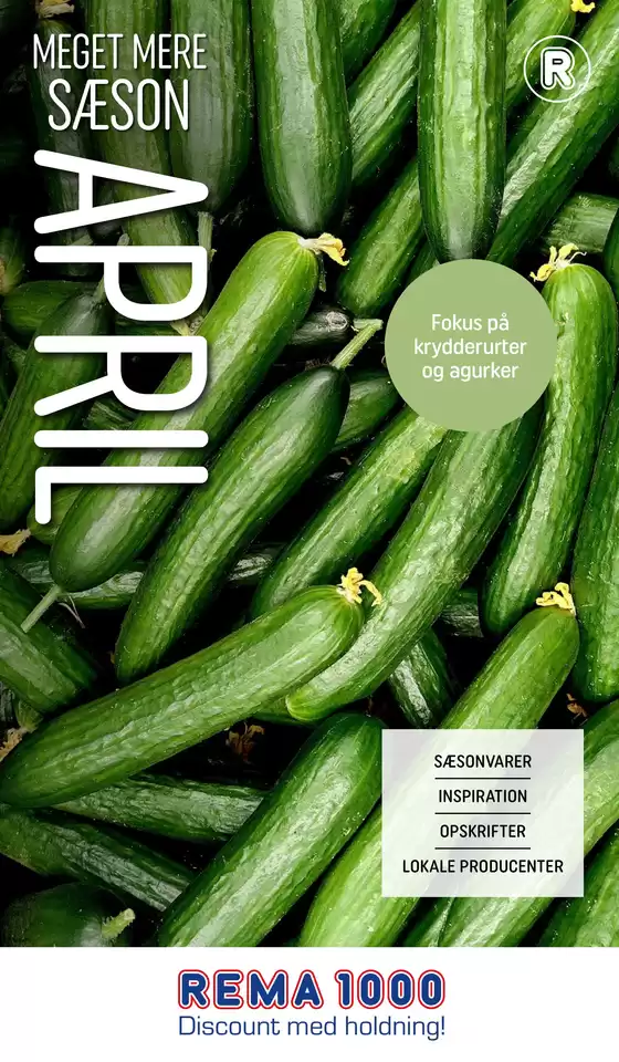 Rema 1000 katalog i Kolding | Rabatter og kampagner | 2026-03-31T00:00:00.000Z - 2026-04-30T00:00:00.000Z