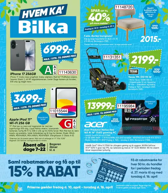Bilka katalog i Esbjerg | Vores bedste kup | 2026-03-27T00:00:00.000Z - 2026-04-23T00:00:00.000Z