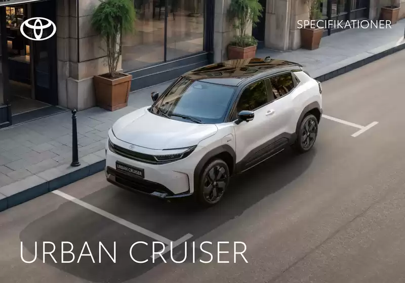 Toyota katalog i Kolding | Ny Urban Cruiser Specifikationer Specifikationer | 2026-04-08T00:00:00.000Z - 2026-04-22T00:00:00.000Z