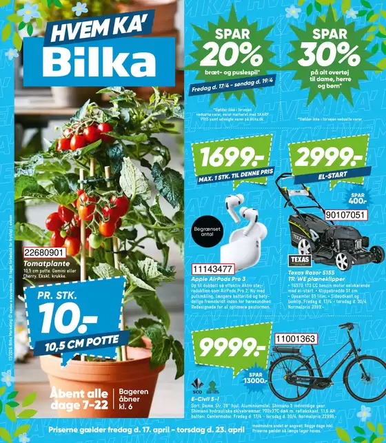 Bilka katalog i Hjørring | Oplev attraktive tilbud | 2026-04-17T00:00:00.000Z - 2026-04-23T00:00:00.000Z