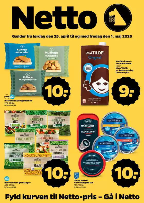 Netto katalog i Hedensted | Toptilbud til sparegrise | 2026-04-25T00:00:00.000Z - 2026-05-01T00:00:00.000Z