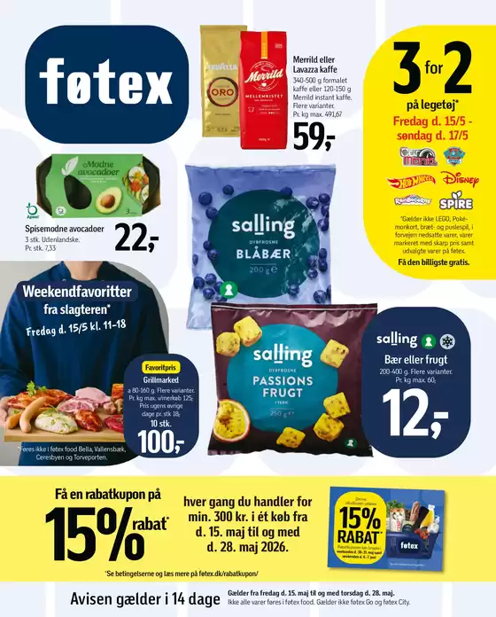 Føtex katalog i Sønderborg | Rabatter og kampagner | 2026-05-15T00:00:00.000Z - 2026-05-28T00:00:00.000Z