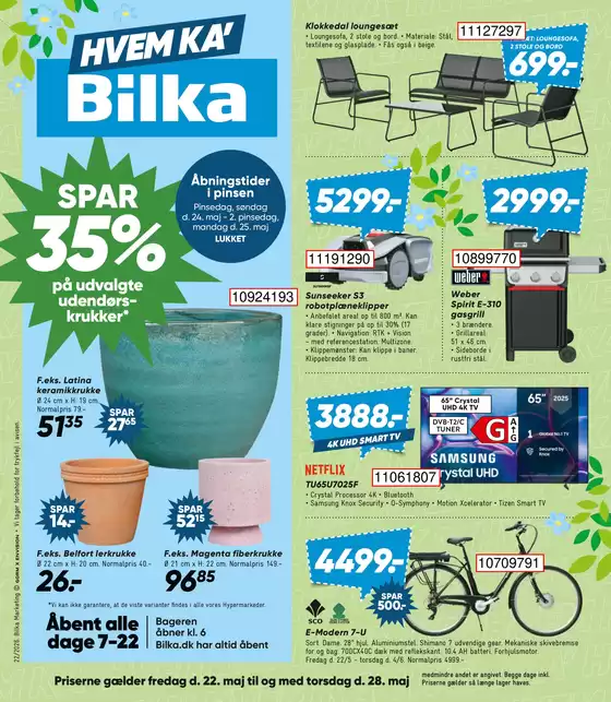 Bilka katalog i Hjørring | Toptilbud til sparegrise | 2026-05-22T00:00:00.000Z - 2026-05-28T00:00:00.000Z