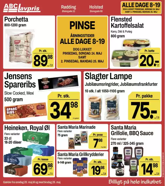 ABC Lavpris katalog i Holbæk | Aktuelle tilbud og kampagner | 2026-05-20T00:00:00.000Z - 2026-05-26T00:00:00.000Z
