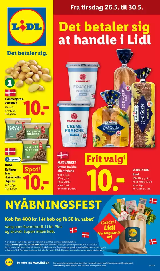 Lidl katalog i Skanderborg | Nyåbningsfest | 2026-05-26T00:00:00.000Z - 2026-05-30T00:00:00.000Z