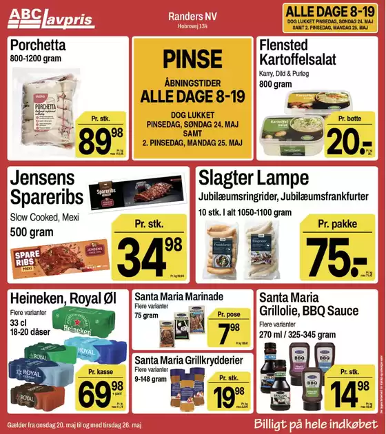 ABC Lavpris katalog i Esbjerg | Fantastiske rabatter på udvalgte produkter | 2026-05-20T00:00:00.000Z - 2026-05-26T00:00:00.000Z