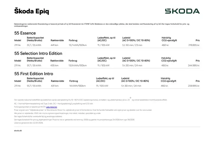 ŠKODA katalog i Fredericia | Epiq | 2026-06-09T00:00:00.000Z - 2026-09-28T00:00:00.000Z