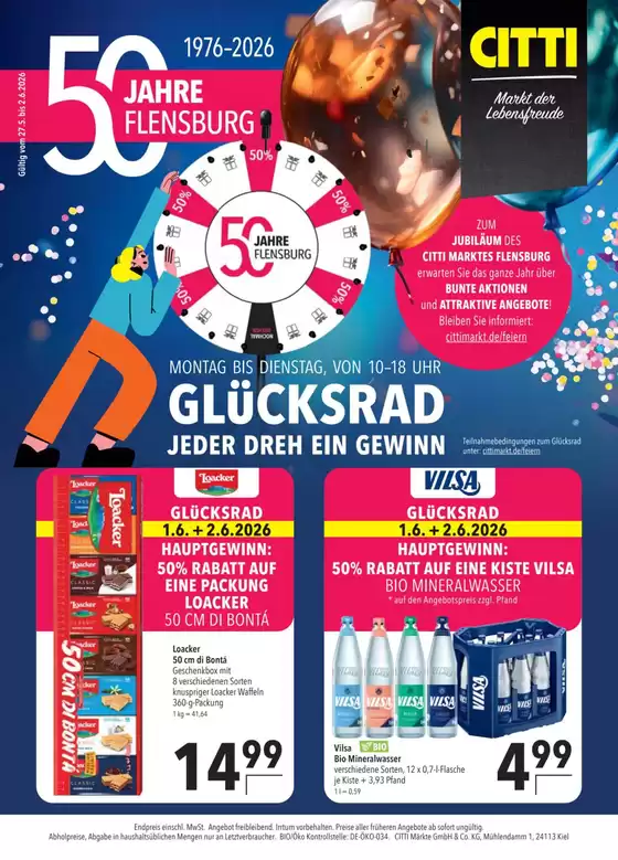 Citti katalog | 50 år i Flensborg | 2026-05-24T00:00:00.000Z - 2026-06-02T00:00:00.000Z