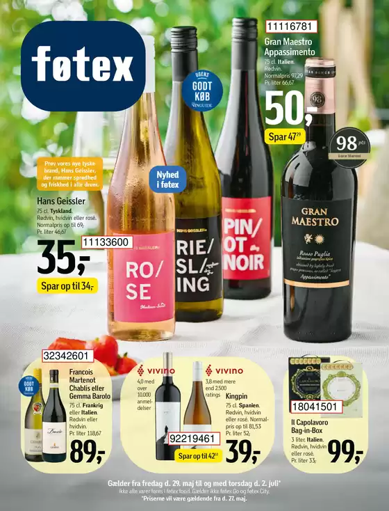 Føtex katalog i Birkerød | Vores bedste tilbud til dig | 2026-05-29T00:00:00.000Z - 2026-07-02T00:00:00.000Z
