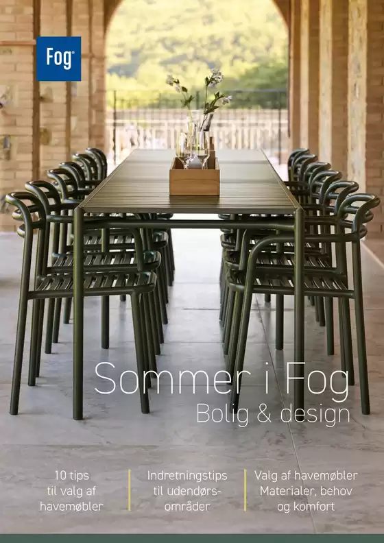 Johannes Fog katalog i Hillerød | Boligdesign havemoebler 26 | 2026-06-01T00:00:00.000Z - 2026-08-31T00:00:00.000Z