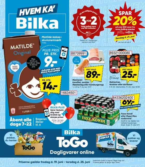 Bilka katalog | Uge 26 food | 2026-06-19T00:00:00.000Z - 2026-06-25T00:00:00.000Z