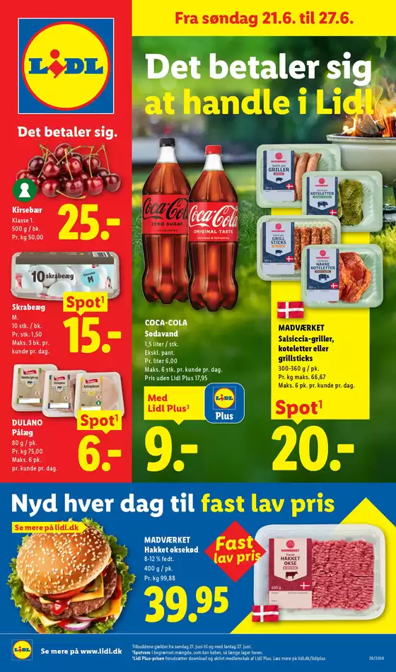Lidl katalog | Nyåbningsavis | 2026-06-21T00:00:00.000Z - 2026-06-27T00:00:00.000Z