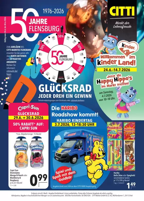 Citti katalog | 50 år i Flensborg | 2026-06-21T00:00:00.000Z - 2026-06-30T00:00:00.000Z