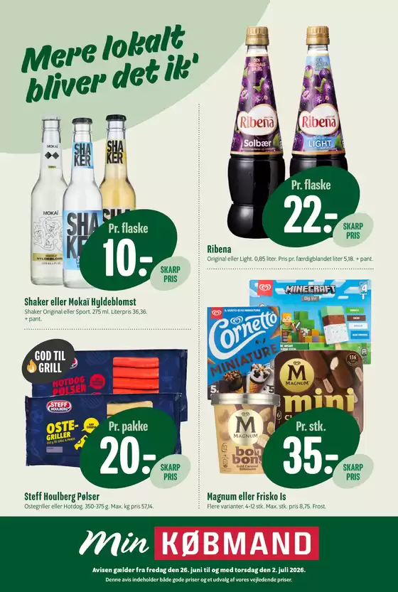 Min Købmand katalog | Min Købmand Tilbudsavis | 2026-06-26T00:00:00.000Z - 2026-07-02T00:00:00.000Z