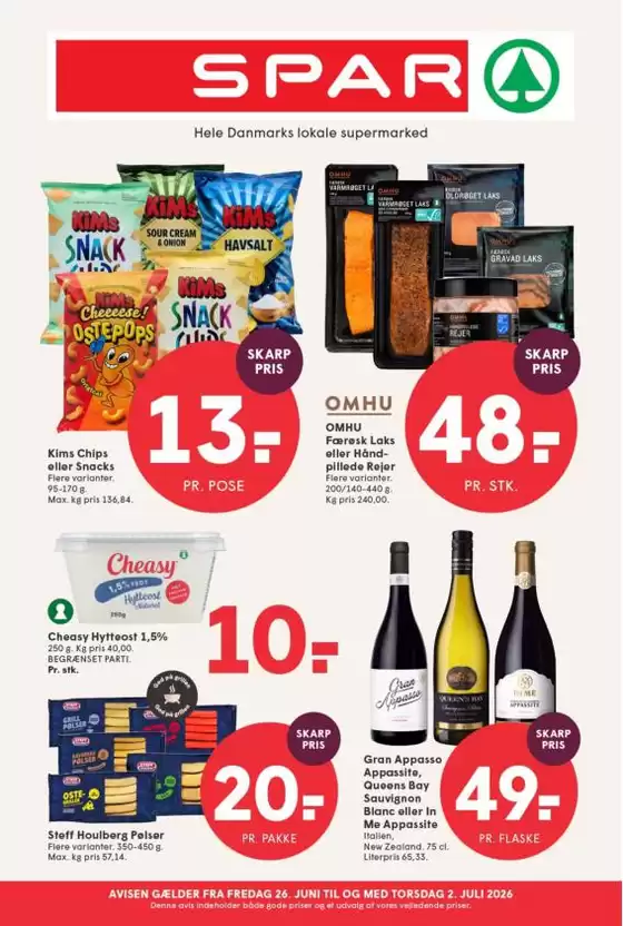 SPAR katalog | SPAR Tilbudsavis | 2026-06-26T00:00:00.000Z - 2026-07-02T00:00:00.000Z